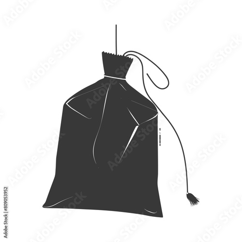 Silhouette tea bag black color only