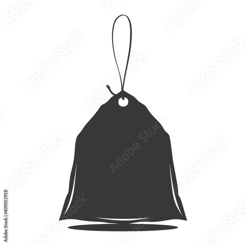 Silhouette tea bag black color only