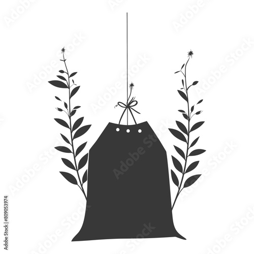 Silhouette tea bag black color only