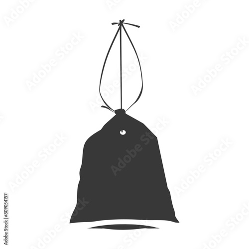 Silhouette tea bag black color only