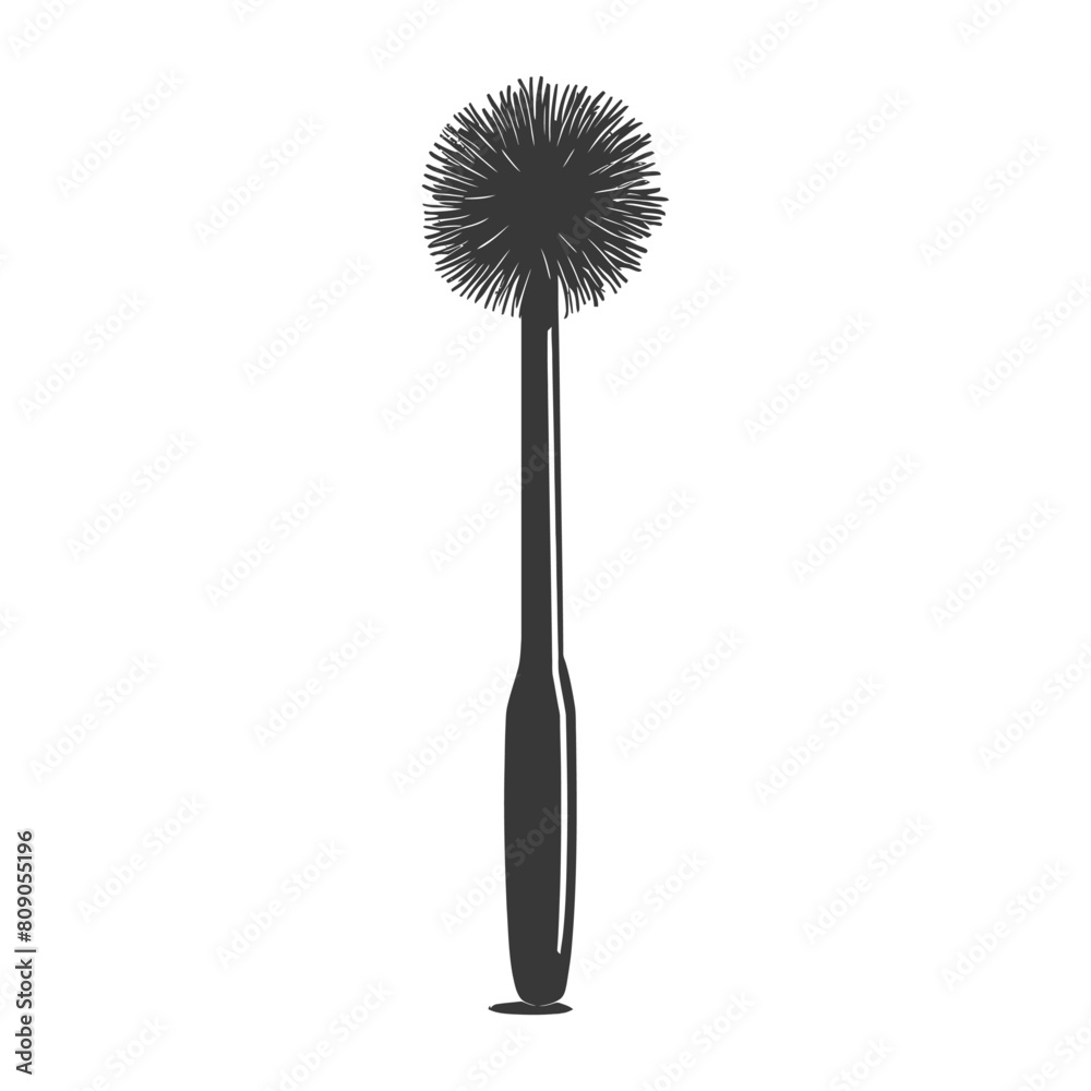 Silhouette toilet brush black color only Silhouette toilet brush black color only