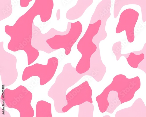Seamless pink background with playful water drops and splashes for a refreshing summer design