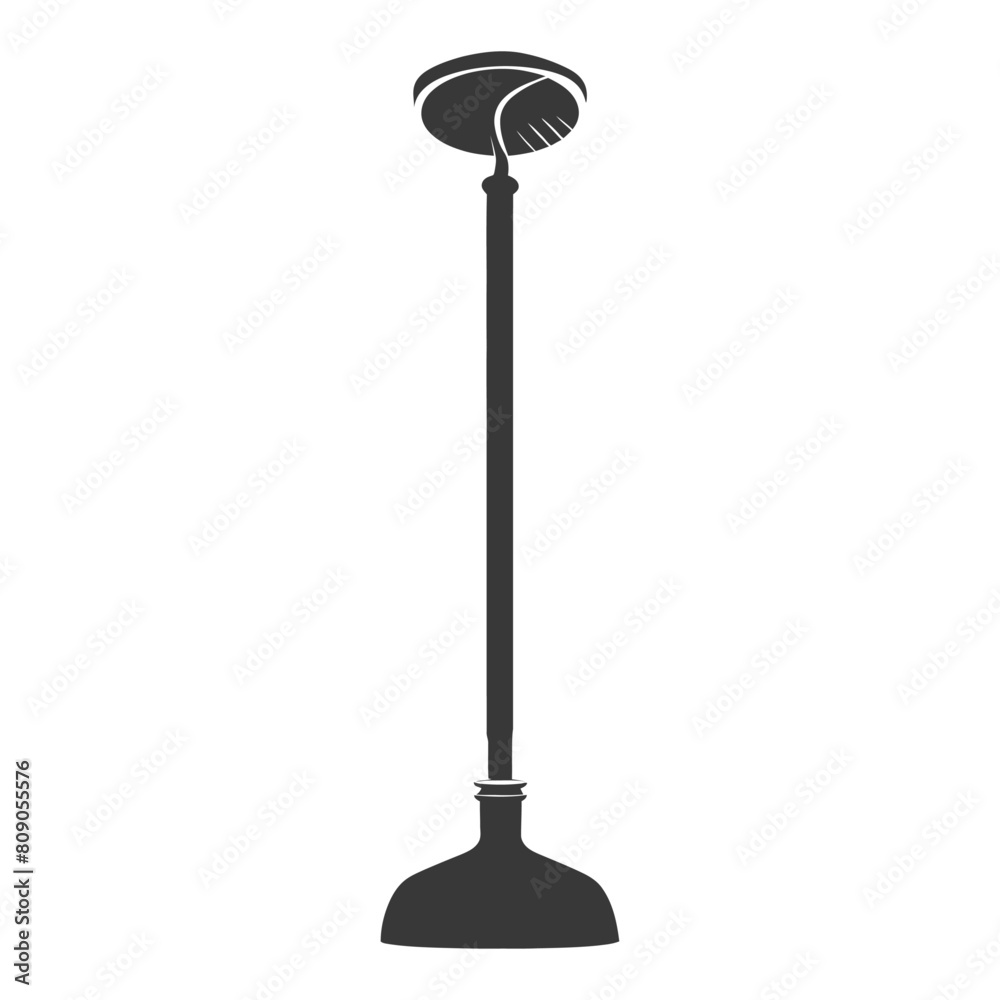 Silhouette toilet plunger black color only Silhouette toilet plunger black color only