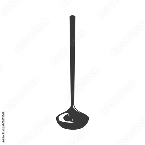 Silhouette toilet plunger black color only