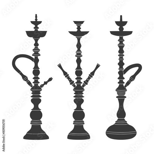 Silhouette Desarj Turkish Hookahs Traditional Shisha black color only