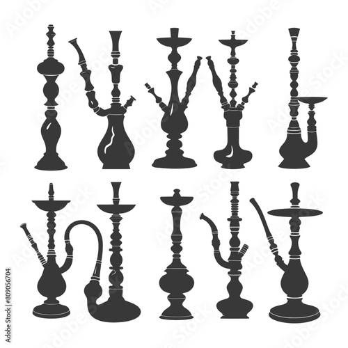 Silhouette Desarj Turkish Hookahs Traditional Shisha black color only