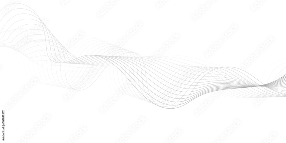 Abstract grey wavy lines Digital frequency track equalizer background. Curved wave smooth stripe seamless pattern. Wave lines created using blend tool. graphic design template banner business wave. Abstract grey wavy lines Digital frequency track equalizer background. Curved wave smooth stripe seamless pattern. Wave lines created using blend tool. graphic design template banner business wave.