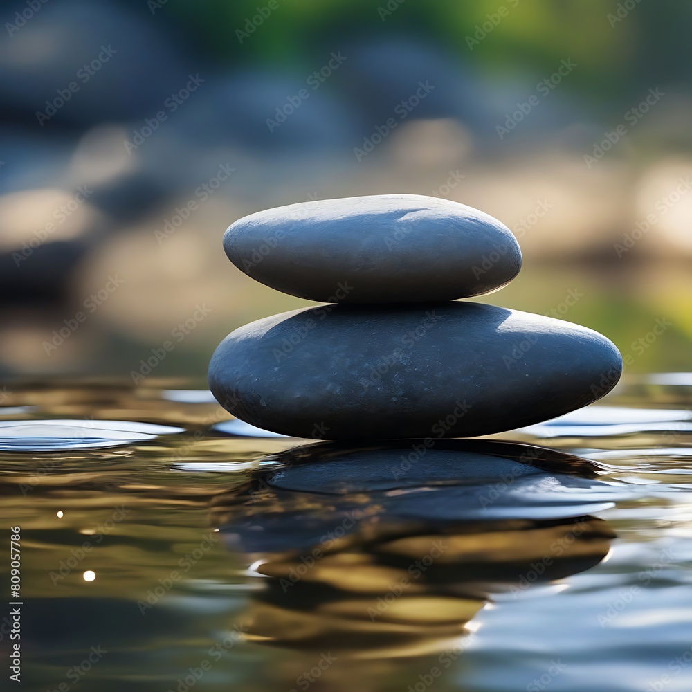 Whispers of Zen: A Stone Symphony in Balance Whispers of Zen: A Stone Symphony in Balance