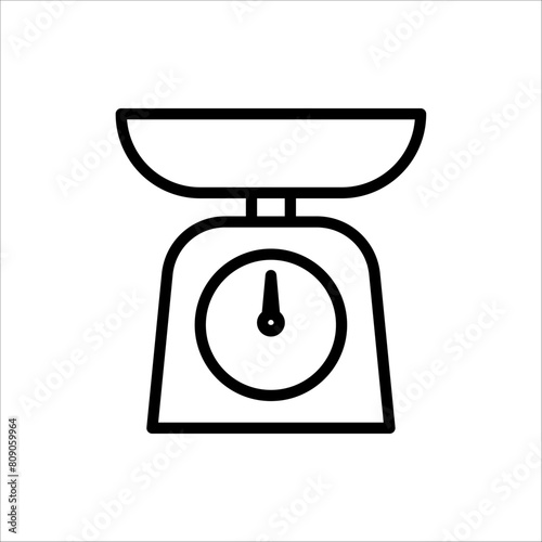 weight icon. scale icon vector illustration for web design, app, and UI.