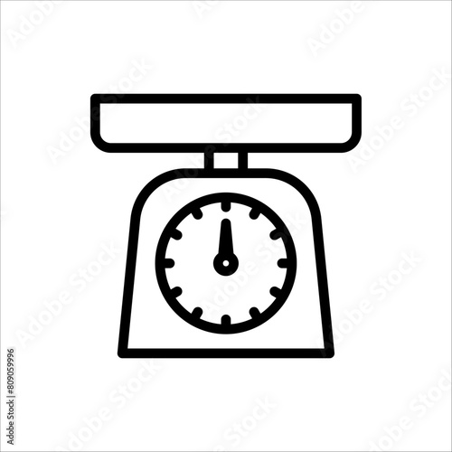 weight icon. scale icon vector illustration for web design, app, and UI.
