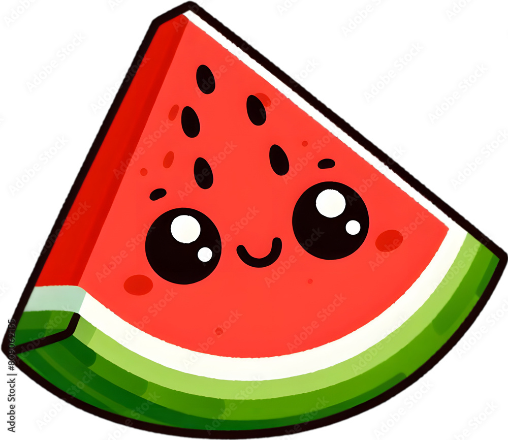 watermelon - 수박. Generative AI
