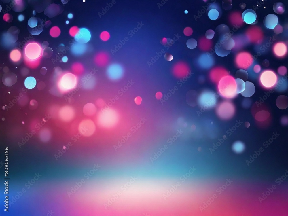 Bokeh lights effect on blue and pink gradient background vector format Bokeh lights effect on blue and pink gradient background vector format