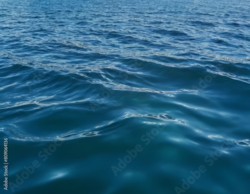 Sea, Blue Water Texture, Generative AI