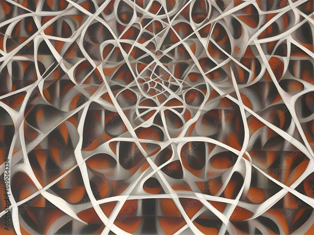 Geometric Abstract Surreal Illustration Art