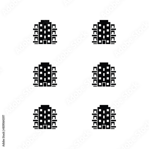 Build and construction icon element set. contractor, worker, architecture Containing crane, building, land, excavator, maintenance, and more. Solid icons vector collection.
