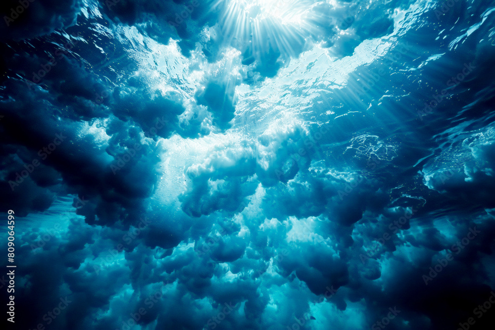 Illuminated Skies: The Suns Radiance Peeking Through Clouds Illuminated Skies: The Suns Radiance Peeking Through Clouds