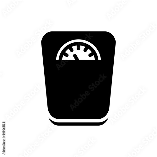 weight icon. scale icon vector illustration isolated on white background