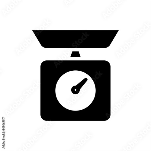 weight icon. scale icon vector illustration isolated on white background