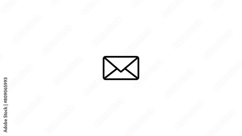 Simple Mail box icon animation, Letter icon, Message Icon, Email icon, envelope icon, postcard icon. simple logotype background. Simple Mail box icon animation, Letter icon, Message Icon, Email icon, envelope icon, postcard icon. simple logotype background.