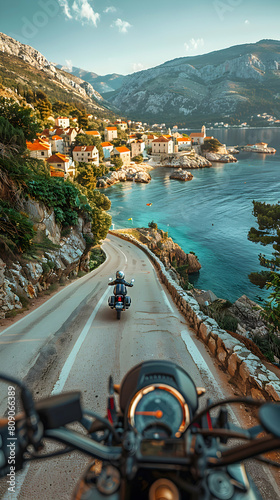 Scenic Motorbike Ride Along Croatian Coastline
