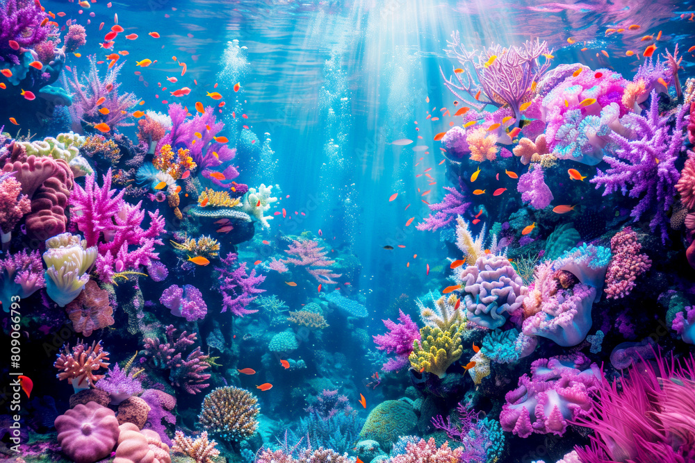 Symphony of Colors: Beneath the Waves