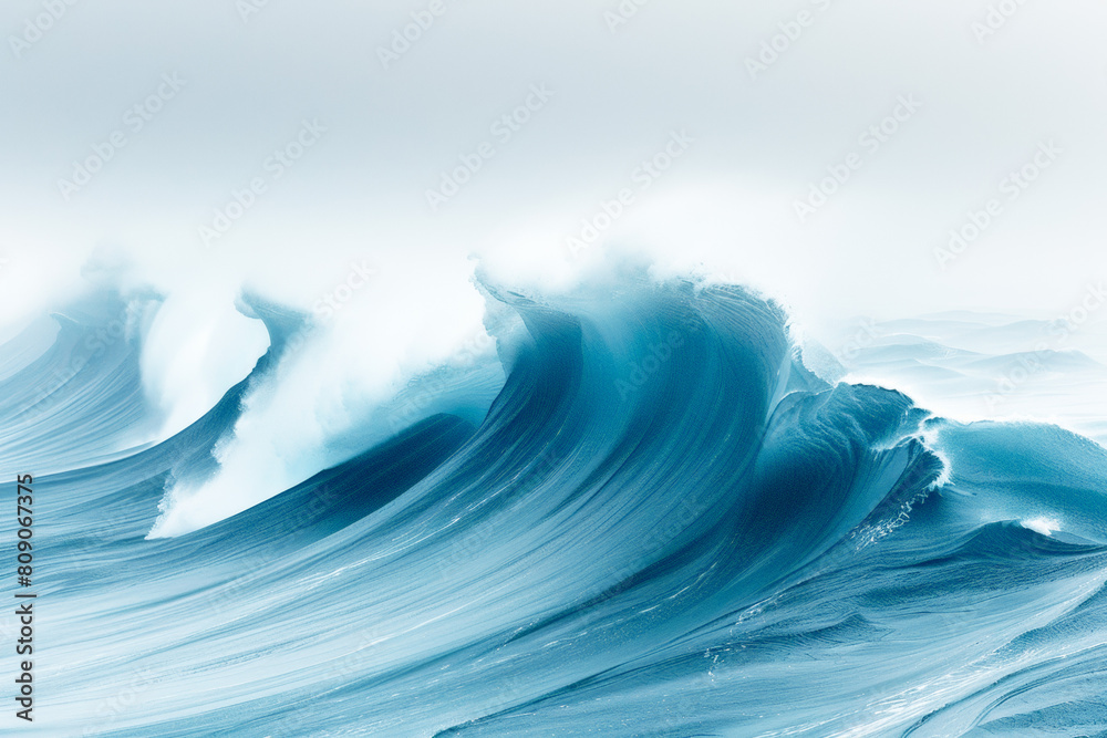 Majestic Beast: A Gargantuan Wave Surging in the Vast Ocean Majestic Beast: A Gargantuan Wave Surging in the Vast Ocean