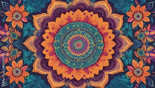 Create a background with intricate floral mandalas upscaled 24 1