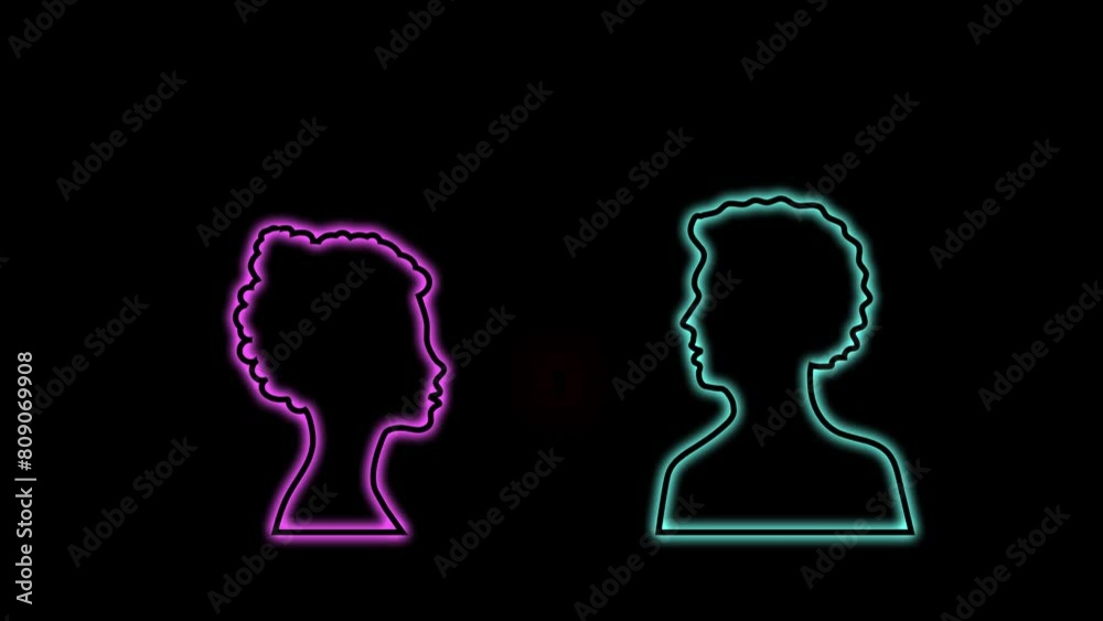 A human head and an electric light bulb. The concept of creativity and intelligence. A human head and an electric light bulb. The concept of creativity and intelligence.