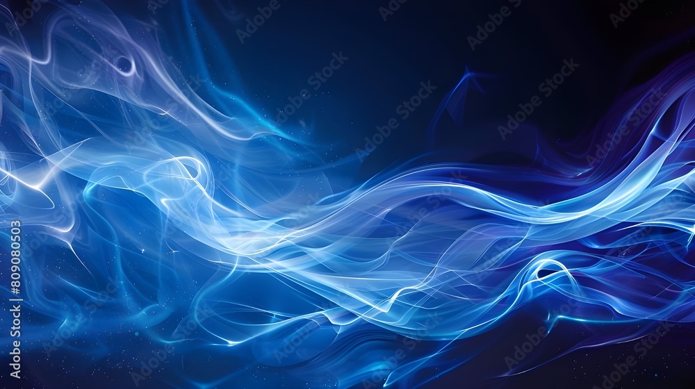 Abstract bule wave background