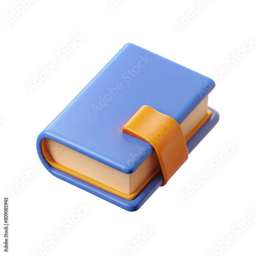 3D Illustrated Book Icon