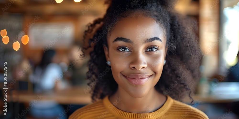 Confident Young Woman in Educational Diversity Video