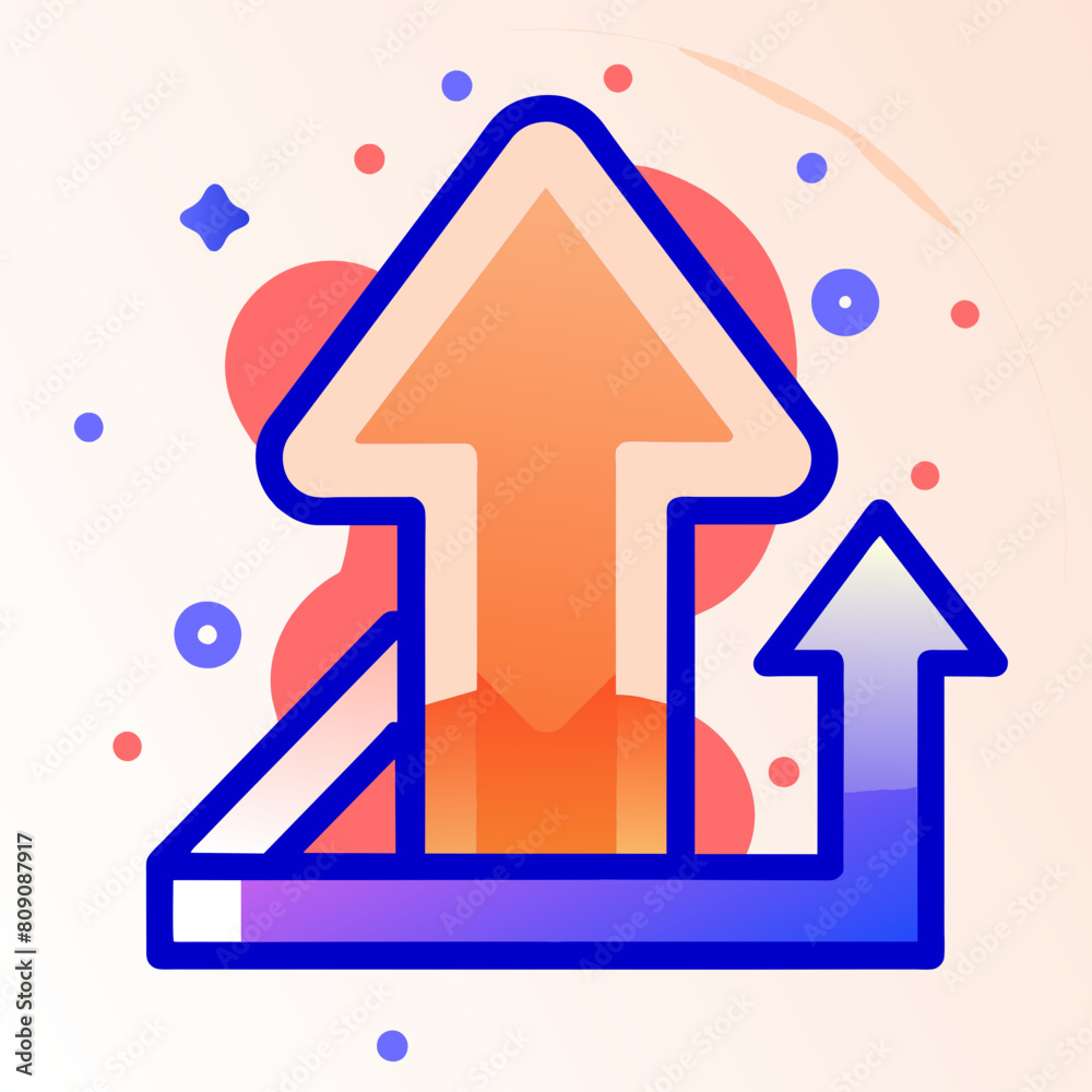 up arrow icon, symbol on white background, isolated symbol, creative symbol up arrow icon, symbol on white background, isolated symbol, creative symbol