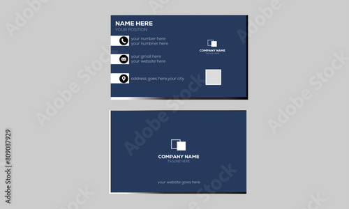 modern business card design layout