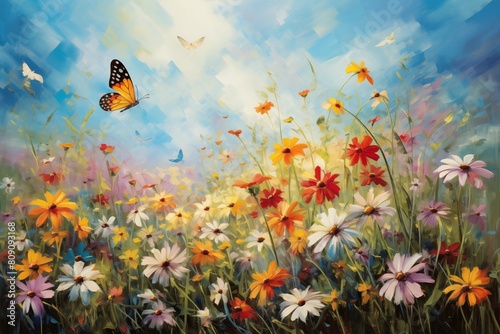 butterfly on a meadow