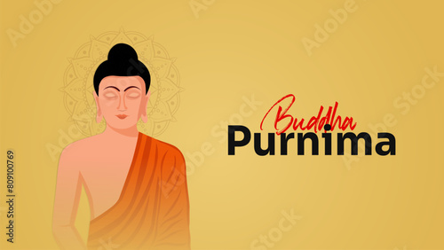 Buddha Purnima, Buddha Jayanti, Happy Vesak Day Social Media Poster