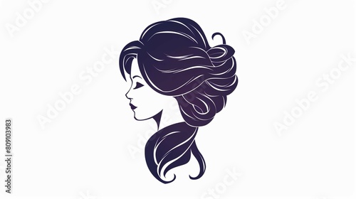 updo hair logo 