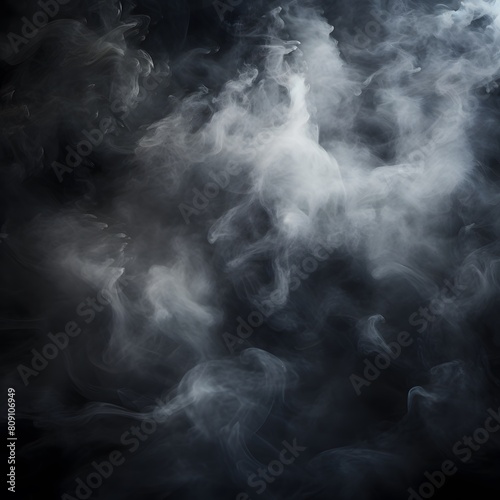 Billowing smoke. Mystical fog. Generative AI.