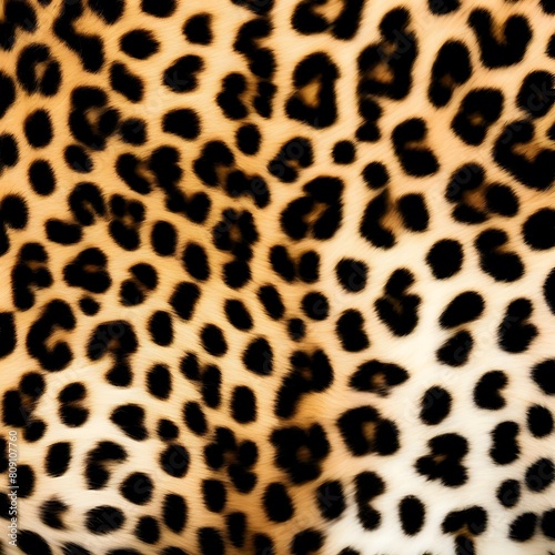  Leopard print animal skin background, hairy pattern