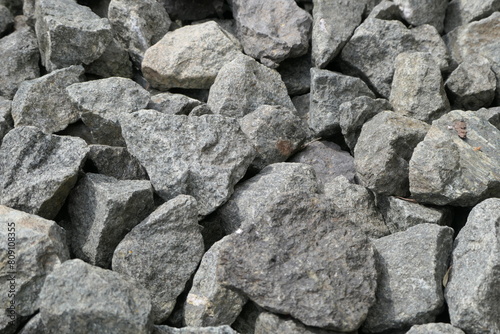 Picture filling gray granite stones 