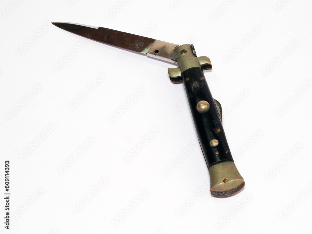 pocket knife on white background pocket knife on white background