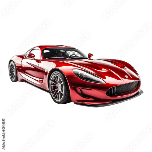 Beautiful Luxury Car on Transparent Background - Ai Generated