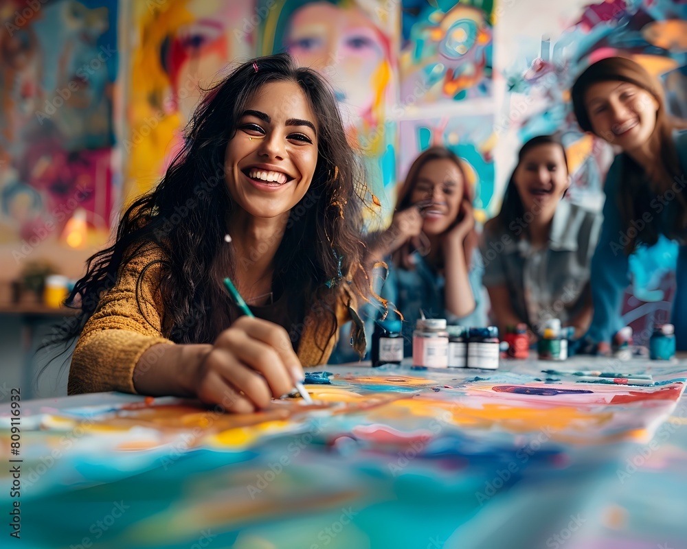 Creative Expression Through Art Therapy A Vibrant Group Session Exploring Emotions and Unleashing Potential Creative Expression Through Art Therapy A Vibrant Group Session Exploring Emotions and Unleashing Potential