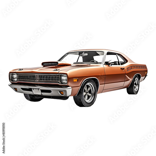 Vintage Car on Transparent background - Ai Generated