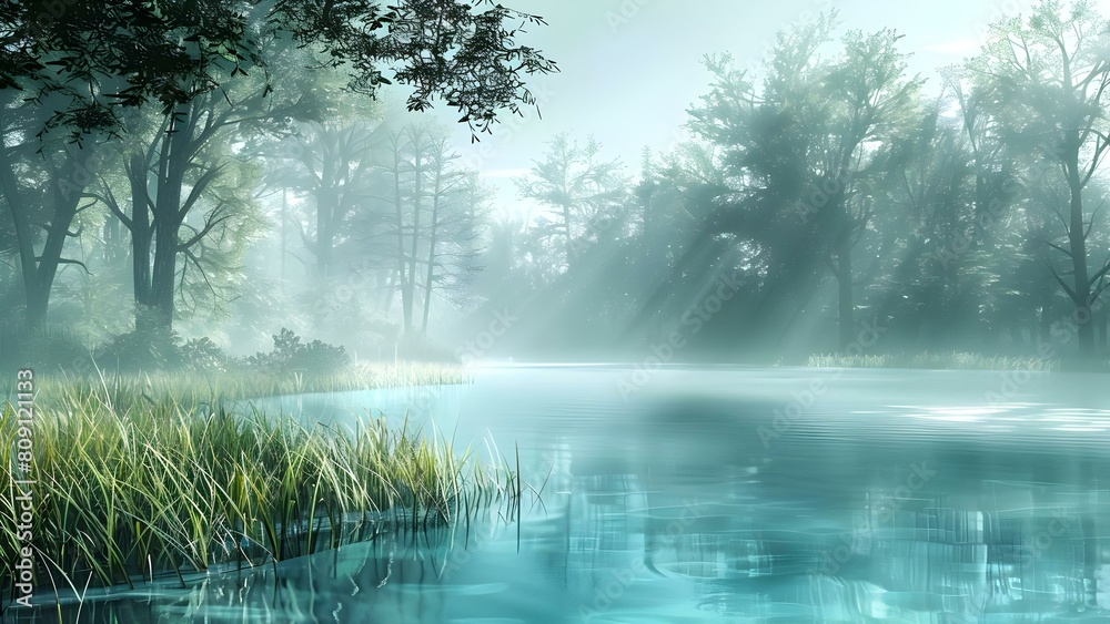Creating a Stunning D Rendering of a Mysterious Green Swamp Without Using References. Concept Concept Art, Fantasy Environment, Swamp Design, Mysterious Landscape, No Reference Drawing Creating a Stunning D Rendering of a Mysterious Green Swamp Without Using References. Concept Concept Art, Fantasy Environment, Swamp Design, Mysterious Landscape, No Reference Drawing