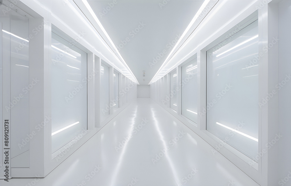 white illuminated corridor interior design white illuminated corridor interior design