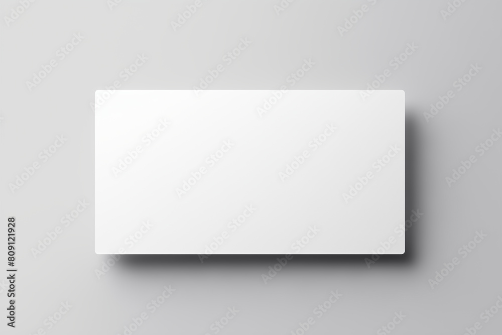 3D rendered horizontal Business visiting card mock-up with front and back. Invite, tag, empty mockup for Presentation on isolated Light Grey background 3D rendered horizontal Business visiting card mock-up with front and back. Invite, tag, empty mockup for Presentation on isolated Light Grey background