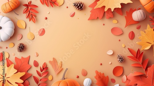 autumn leaves border This is an image of some fall leaves.