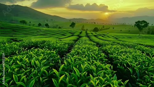 Cultivating Sustainability  A Farmer s Story of Nurturing Nature on a Tea Farm. Concept Tea Farming  Sustainability Practices  Farmer s Journey  Nature Nurturing  Environmental Impact