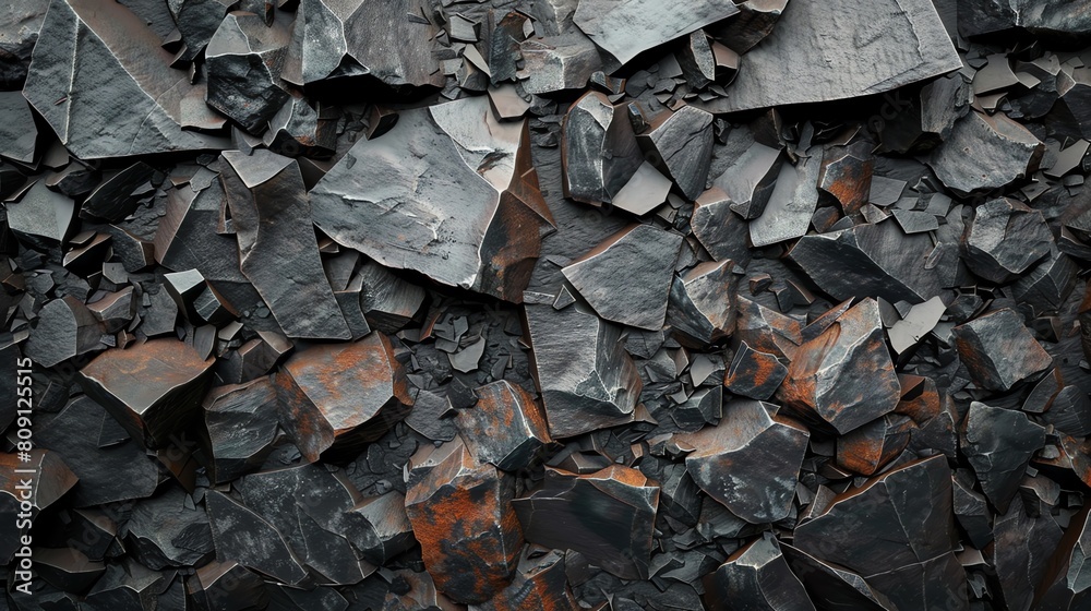 Abstract background of broken stones with rugged textures and shapes Abstract background of broken stones with rugged textures and shapes