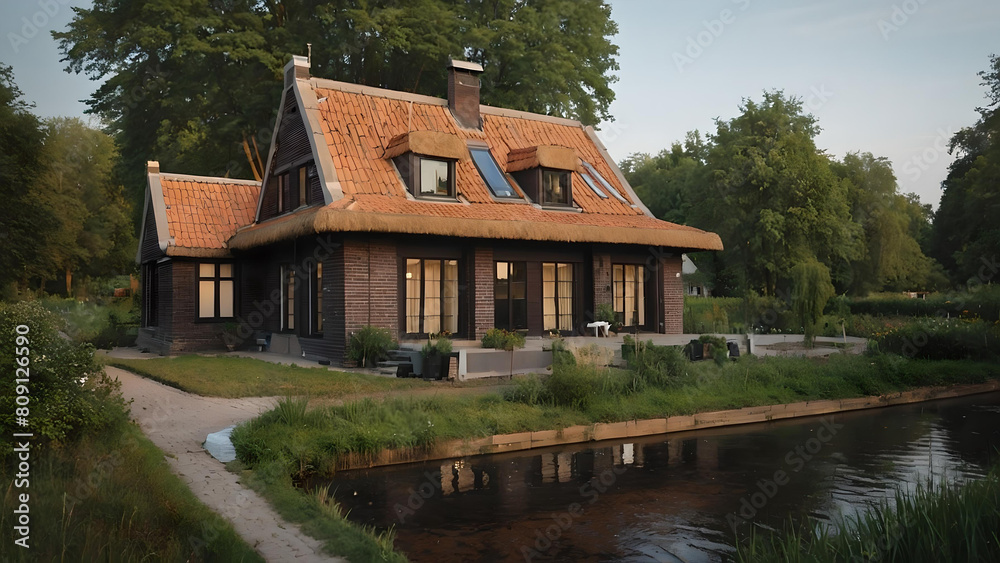 Classic House in Githeron Village in Netherlands